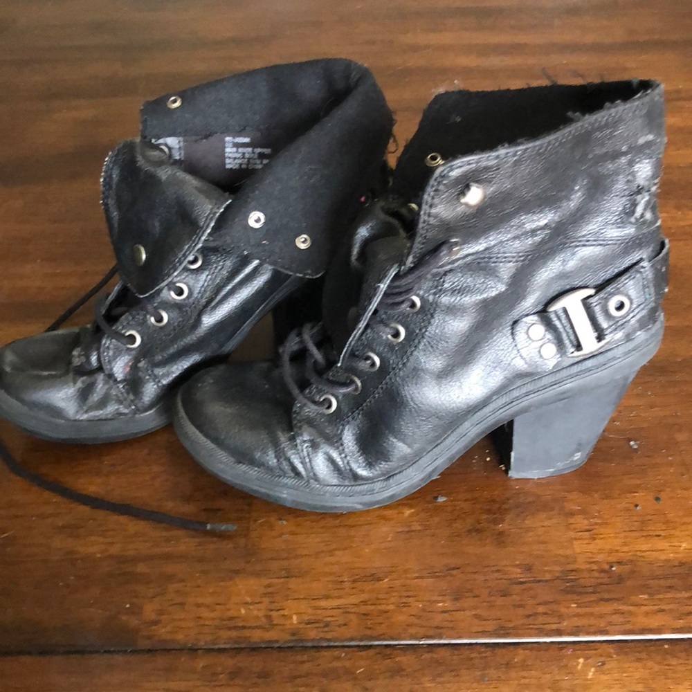 Big Buddha lace up combat boot